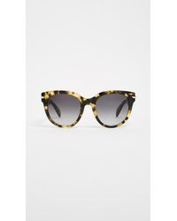 Rag Bone Iconic Rounded Sunglasses Lyst