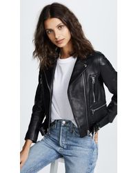 leather jacket acne studios