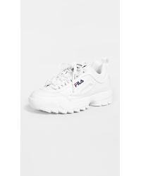 fila disruptor white womens sale