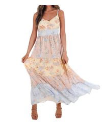 band of gypsies black floral maxi dress Long Gypsy Dress in Black