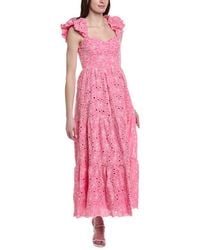 Line & Dot Melissa Dress in Green | Lyst