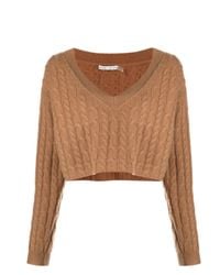 Alice Olivia Dog Embroidered Sweater in Blue Lyst