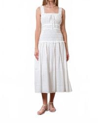 white christmas dresses Moon River Floral Print Cut Out Shirred Midi Dress  Gibsonlook