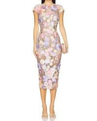 a line dress xxl Sydneys Closet SC7386 Long Prom Dress Plus Size Strapless A-Line Floral Slit Puff Sleeves Train Pockets Formal Gown 14 / Green Floral main image 1