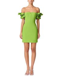 strapless open back dress Garden Party Floral Midi Dress main image 1