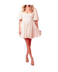 red white and blue wedding dress A-line Wedding Dress With High Slit,Red White Bridal Gown,WD01035, US24W / Ivory