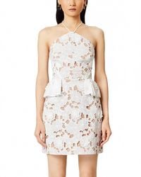 semi formal halter dress Windsor Lydia Halter Lace-Up Mermaid Formal Dress in Mint | Size: L