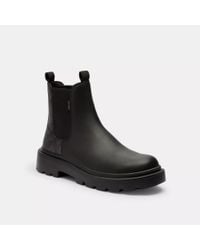 COACH Connor Boot in Black for Men | Lyst