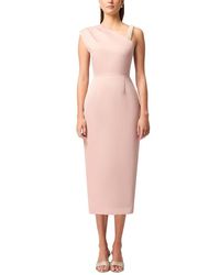 celestial midi dress Constellations Glow-in-the-dark Short Sleeve Midi Dress with Pockets