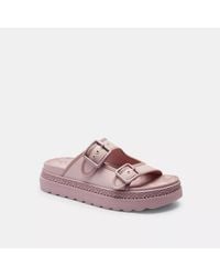 COACH Lainey Sandal in Orange | Lyst