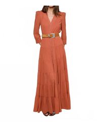 l'agence seraphina tiered maxi dress Seraphina     in 