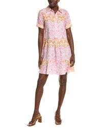 J.McLaughlin Wellesley Linen Dress in Pink | Lyst J.McLaughlin Wellesley Linen Dress in Pink | Lyst