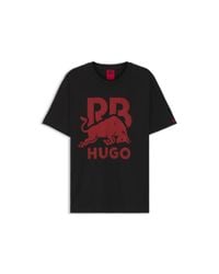 HUGO X Racing Bulls Ebull Red Bull Shirt in Blue for Men | Lyst
