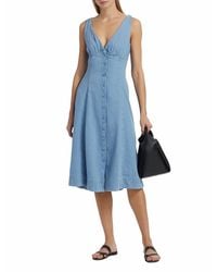 white christmas dresses Juno Denim Midi Dress | Coastal Wash