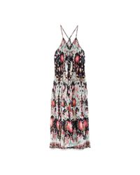 knee length dresses for ladies Multicolor Fish Sea Sleeveless Maxi Dress main image 0