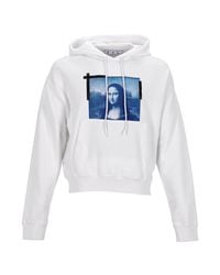 Off-White c/o Virgil Abloh Black Monalisa Sweatshirt for Men Off-White c/o Virgil Abloh Black Monalisa Sweatshirt for Men