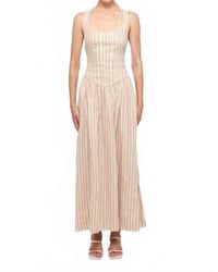 pink fitted midi dress LaDivine BD7027 Prom Dress - Nude