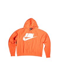 Nike hoodie block logo sale