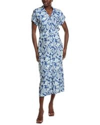 J.McLaughlin Wellesley Linen Dress in Pink | Lyst
