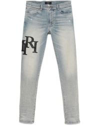 Amiri Denim Bootcut Jeans in Blue for Men | Lyst