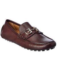 Ferragamo Anderson Leather Loafer in Brown for Men Lyst