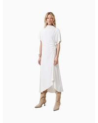 knee length dresses for ladies MEROKEETY Women's 2024 Short Sleeve Crewneck Maxi Dress with Pockets –  Merokeety main image 0