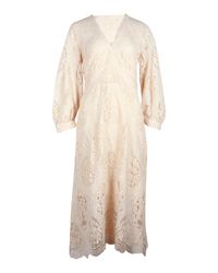 Maje midi dress in daisy guipure deals