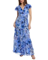 green emerald velvet dress Eliza J Embroidered Tulle Cocktail Dress, Blue / 10