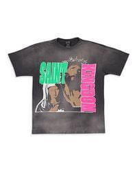 Saint Michael Evangelion X Saint Mx6 T-shirt in Gray for Men