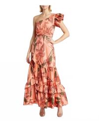 open lace back dress Kendall Burgundy Sequin One Shoulder Maxi Dress  Get That Trend