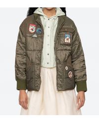 Sea Adelina Quilted Jacket in Black | Lyst