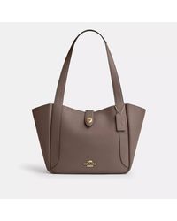 COACH Hadley Turnlock Tote Bag in Blue | Lyst