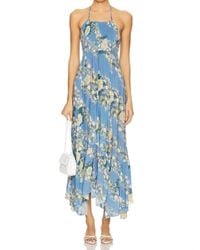 light yellow silk maxi dress Yeona Corset Maxi Dress