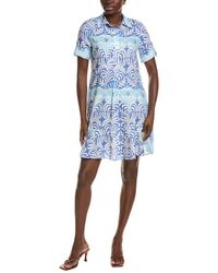 J.McLaughlin Wellesley Linen Dress in Pink | Lyst
