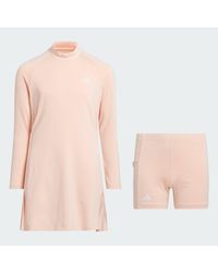 ワンピース adidas Rita Ora Long Sleeve Panel Dress adidas-whiteblack-originals-