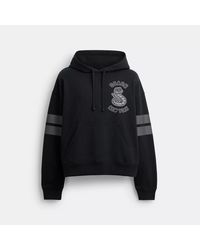 COACH New Year Hoodie Sweatshirt With Dragon in White for