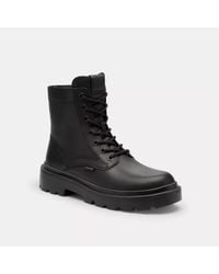 COACH Banks Boot in Black for Men | Lyst