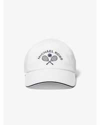 Michael Kors Logo Embossed Stretch Cotton Bucket Hat in  display picture 2
