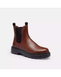 COACH Banks Boot in Black for Men | Lyst