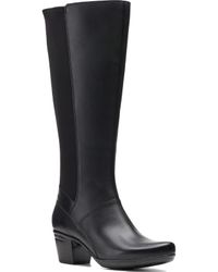 Clarks Mojita Crush Tall Boots in Brown Lyst