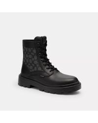 COACH Connor Boot in Black for Men | Lyst
