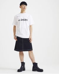 Xander Zhou White Ss20 Print T-shirt for men