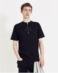 1017 ALYX 9SM Black Quarter Zip Collection T-shirt for men