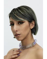 Fleet Ilya - Multicolor Clear Studded Choker - Lyst