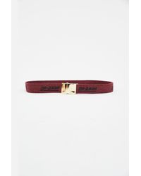 Gosha Rubchinskiy Purple Burgundy Army Belt for men