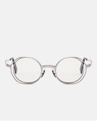 Kuboraum Metallic 'h10' Silver Glasses for men