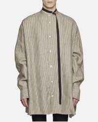 Raf Simons Multicolor Oversized Marty Gibson Linen Shirt With Neck Strap for men