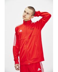 Men's Red Adidas Tracktop Men's Red Adidas Tracktop