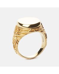 Harlot & Bones Metallic Signet Poison Ring