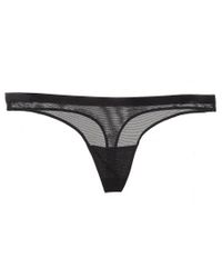 Free People Black Roxanne Panties